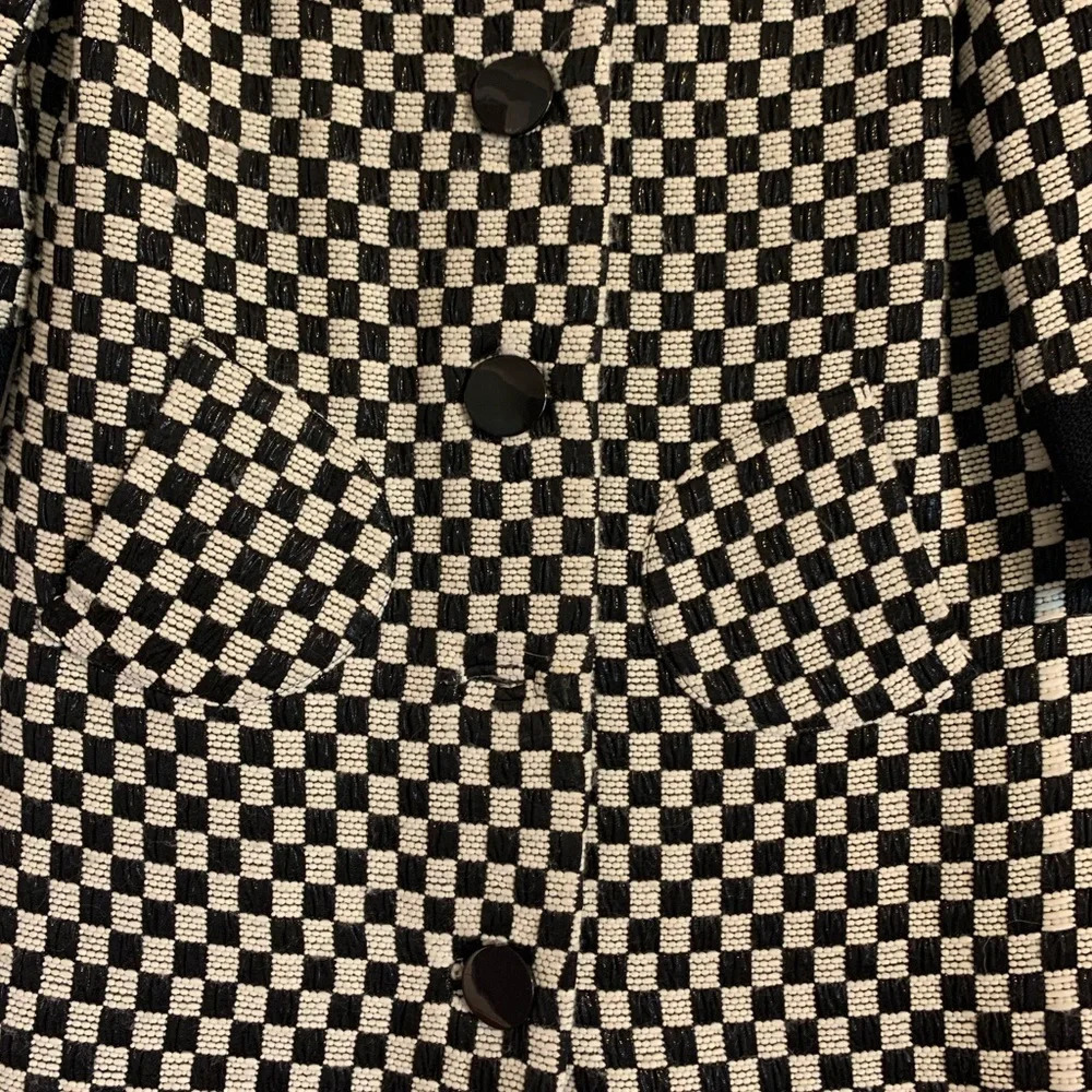 Tibi Checkered Jacket - image 3
